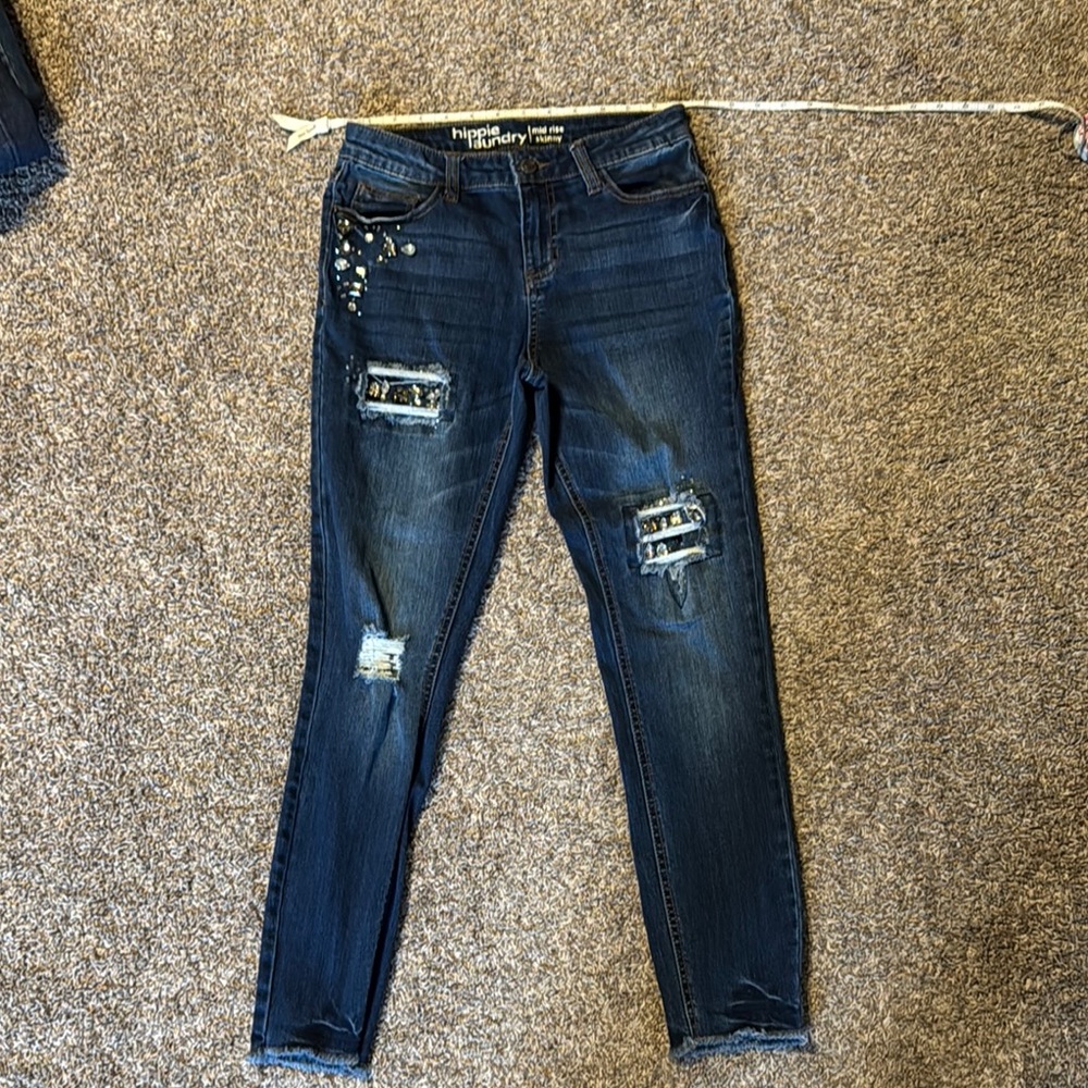 Sz 28 Hippie Laundry Bling Jeans